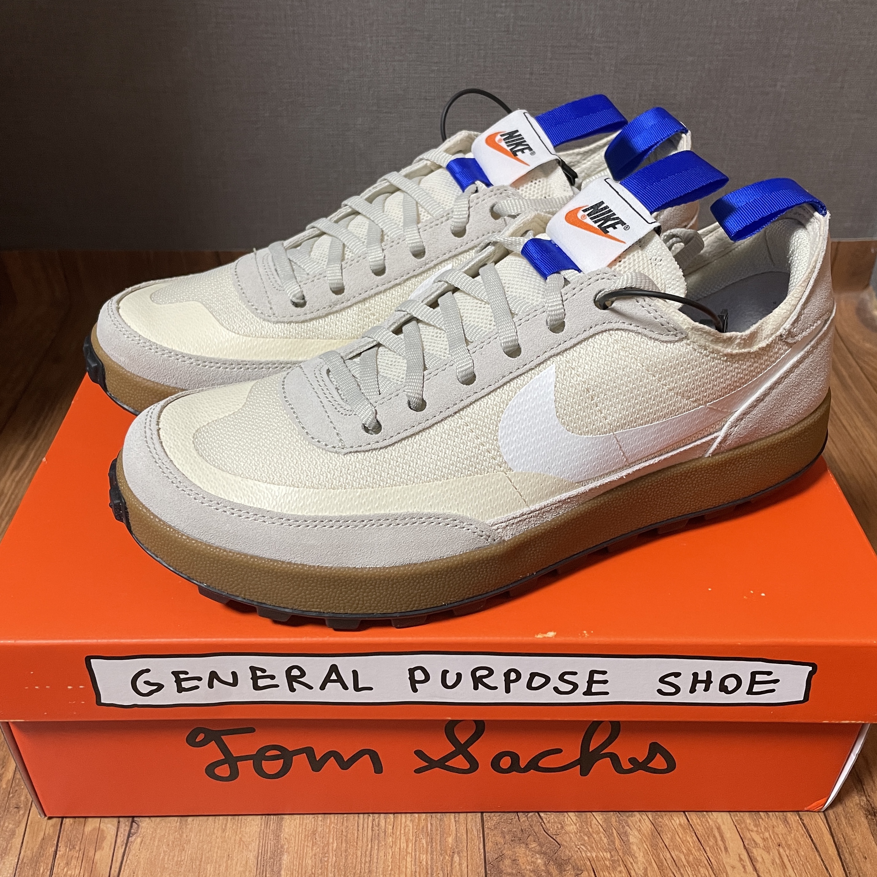 Nike x Tom Sachs General Purpose Shoe Light Cream 착용 스타일