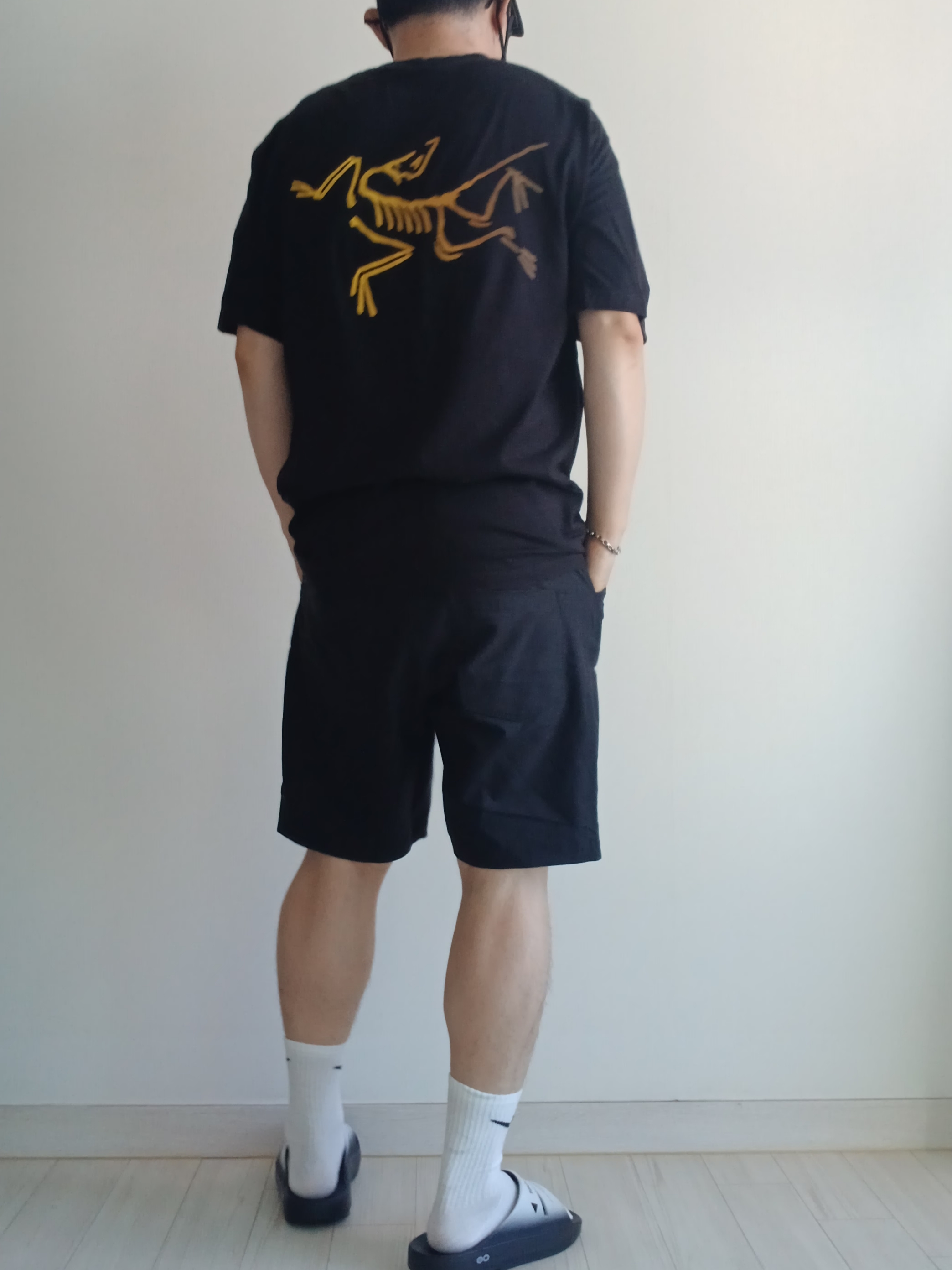 Arc'teryx Small Bird Cap 24K Black, Arc'teryx Small Bird Cap Black 착용 스타일 - 8