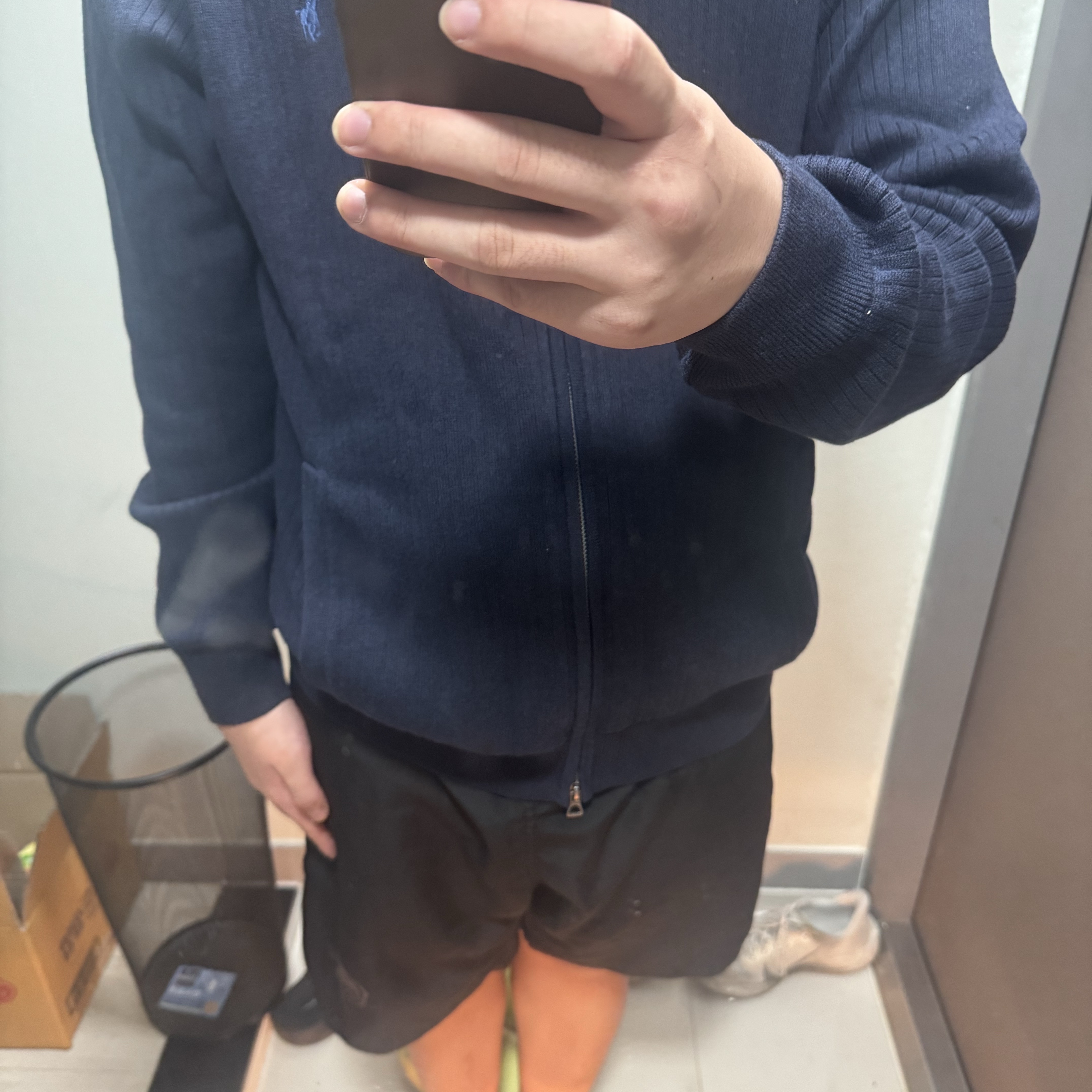 [20% 적립] Polo Ralph Lauren Cable Knit Cotton Sweater Faw Grey Heather - 25FW 착용 스타일