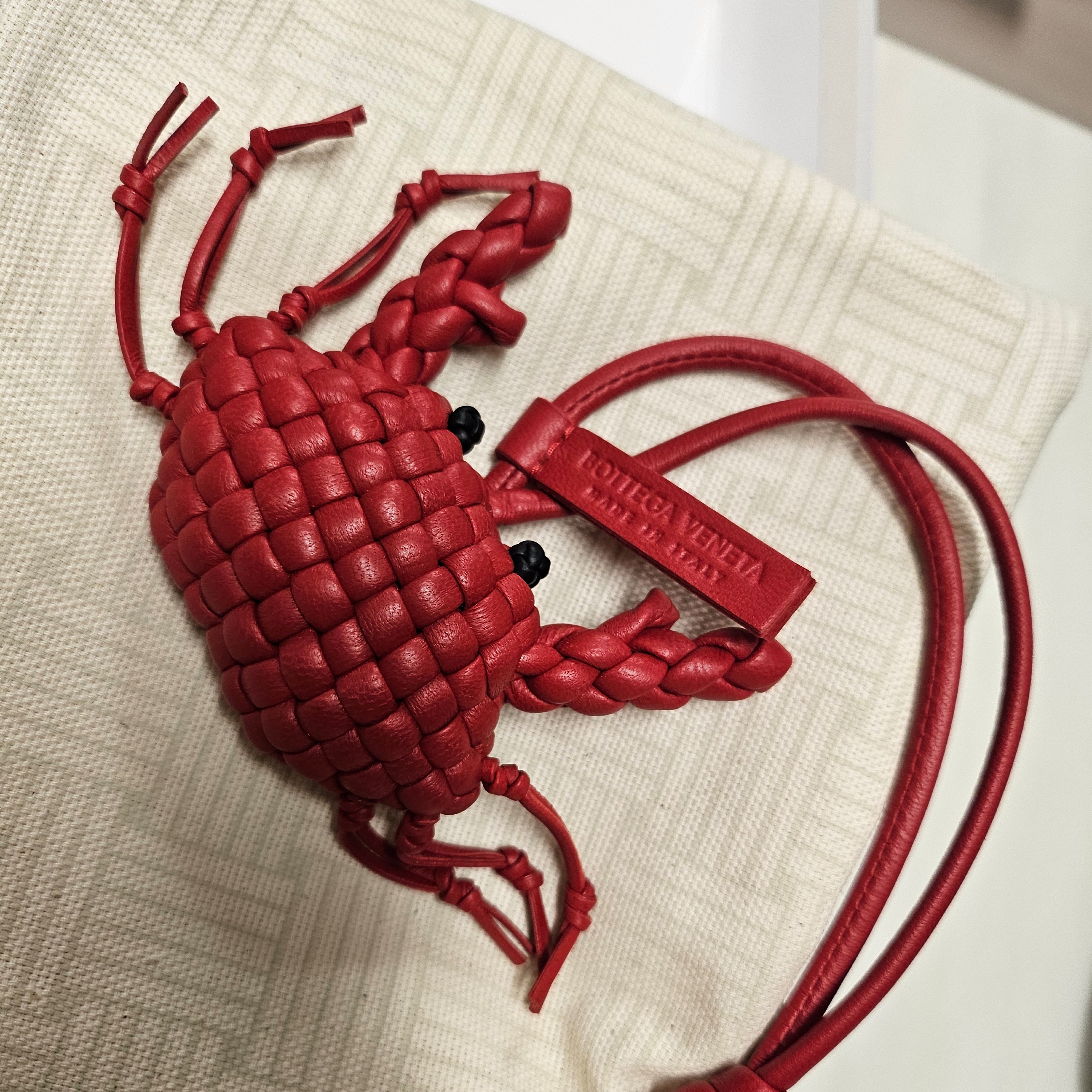 Bottega Veneta Crab Charm Cardinal Black 착용 스타일 - 2