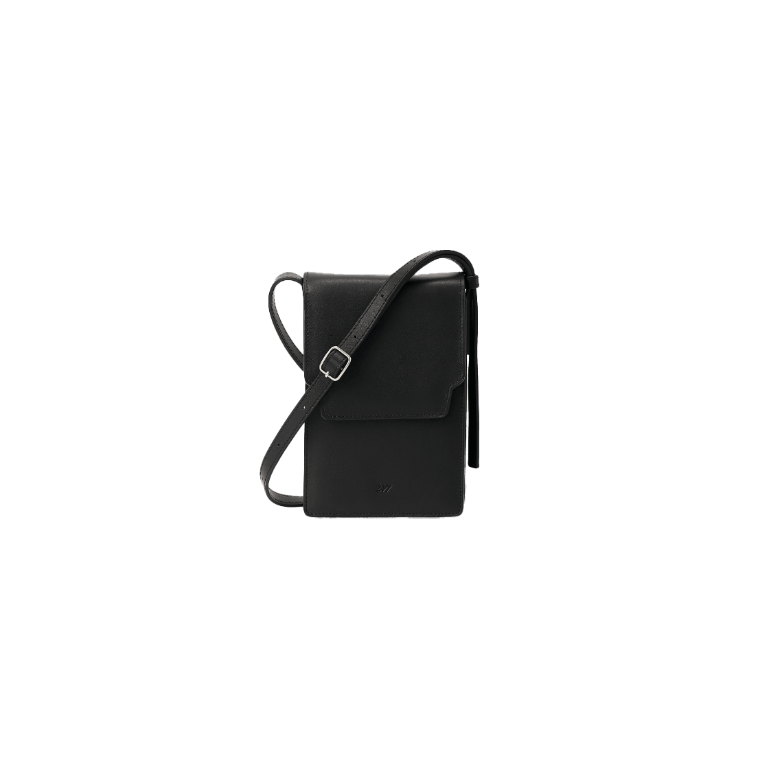 T0BAX25302BKX 24/7 series COW HIDE MESSANGER SMALL FLAP BAG BLACK (247)