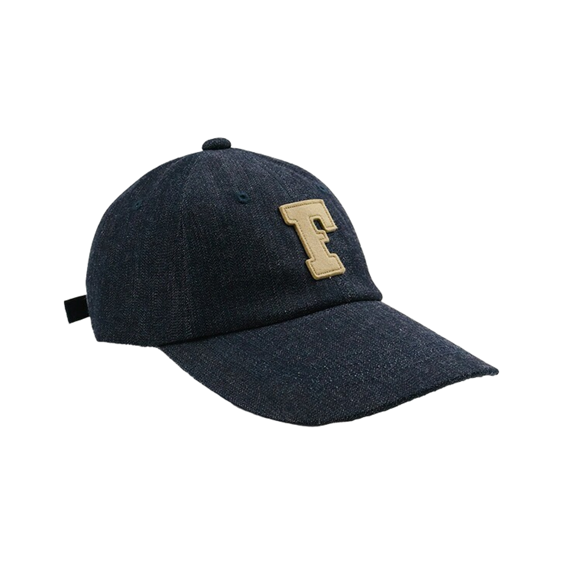 풀카운트 6843L 6 패널 로우 크라운 데님 베이스볼 캡 F 인디고 블루(Fullcount 6843L 6 Panel Low Crown Denim Baseball Cap F Indigo Blue)