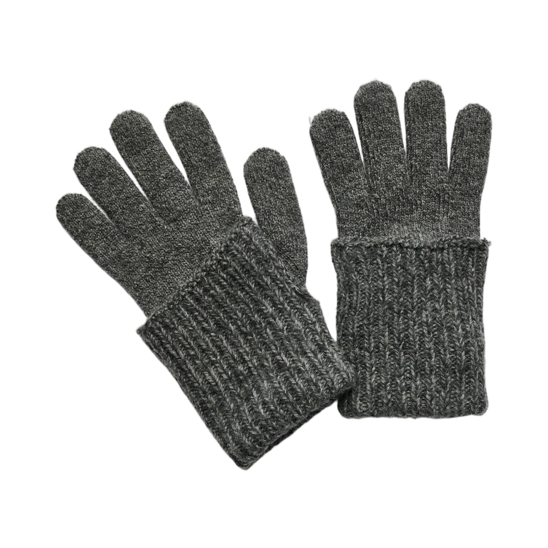 A4263FSTA (W) Our Legacy Fold Gloves Slub Twisted Ash Grey Wool