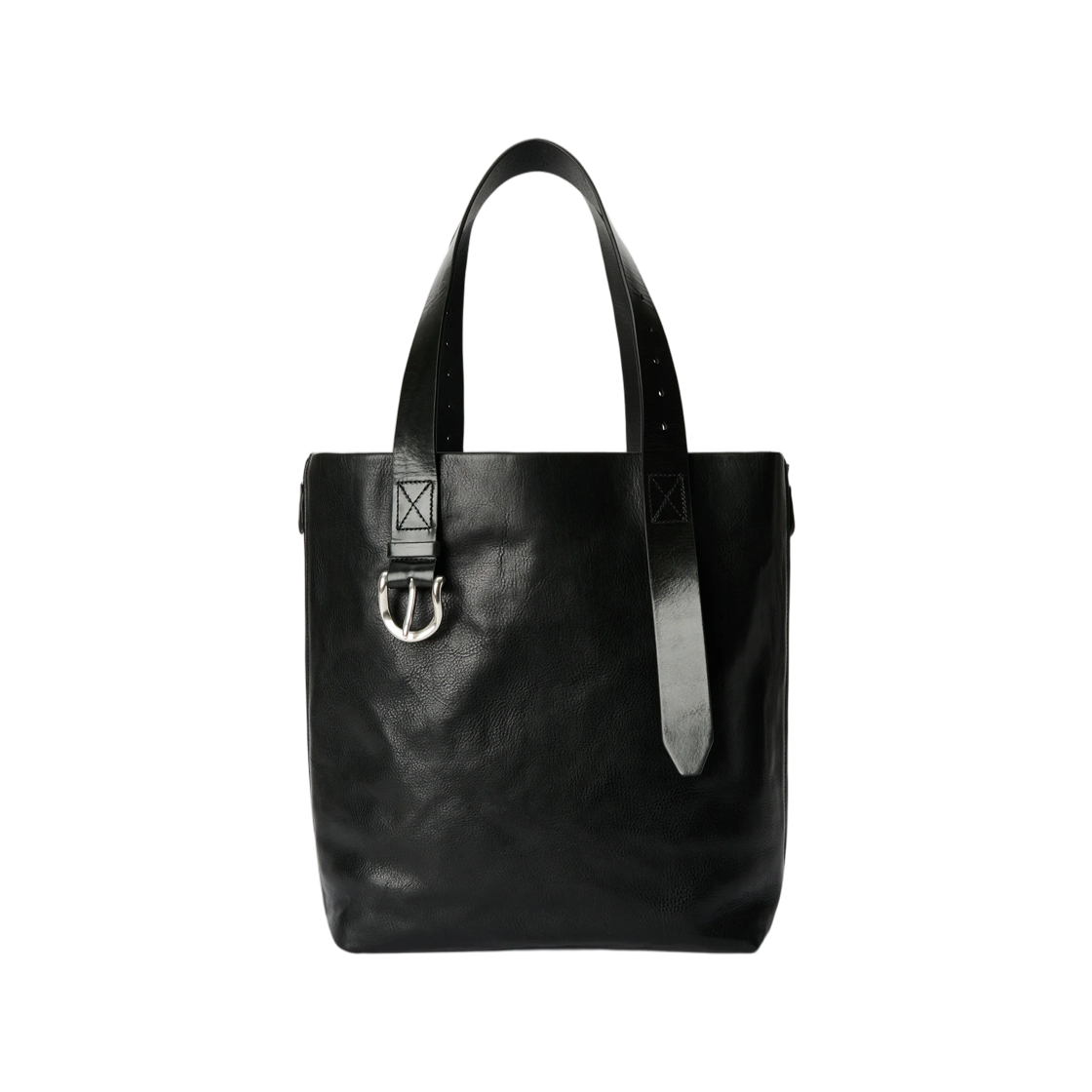 아워레가시 스로틀 토트 타이어 블랙 포에버 카우하이드(Our Legacy Throttle Tote Tire Black Forever Cowhide)