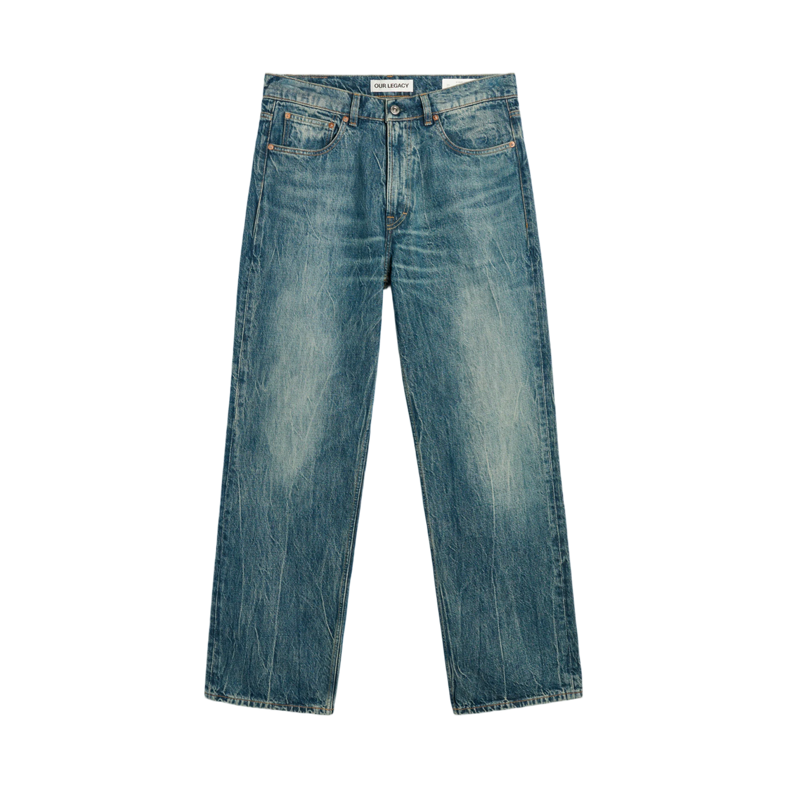 M4265TRI Our Legacy Third Cut River Blue Wash