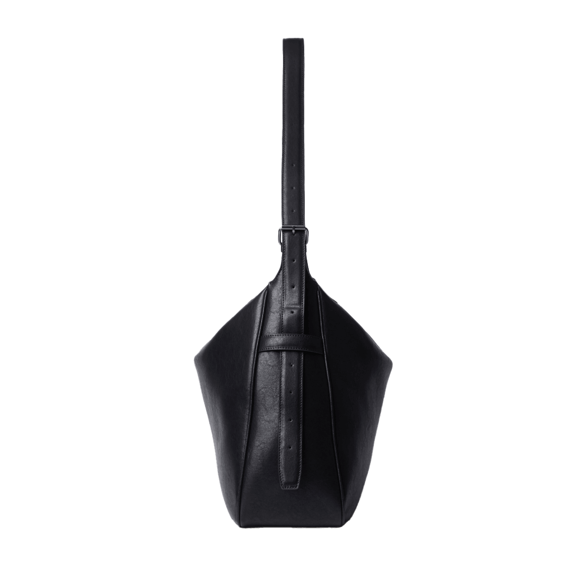 24/7 시리즈 카우 하이드 ARCHI 숄더 백 BLACK(24/7 series COW HIDE ARCHI SHOULDER BAG BLACK (247)) - 3
