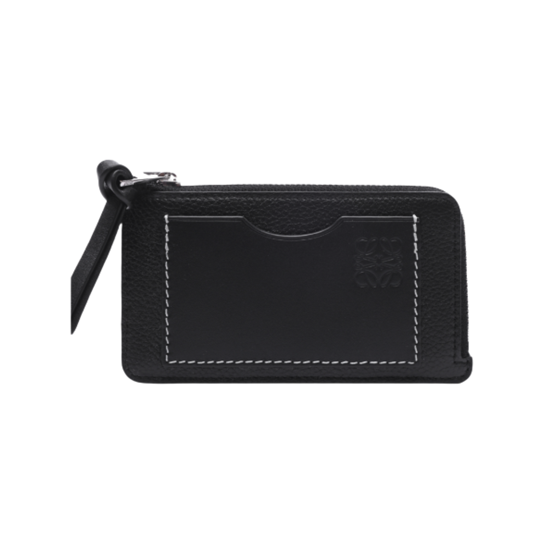 C660Z40X07 1100 26S [25% 쿠폰] Loewe Coin Card Holder in Soft Grained Calfskin Black