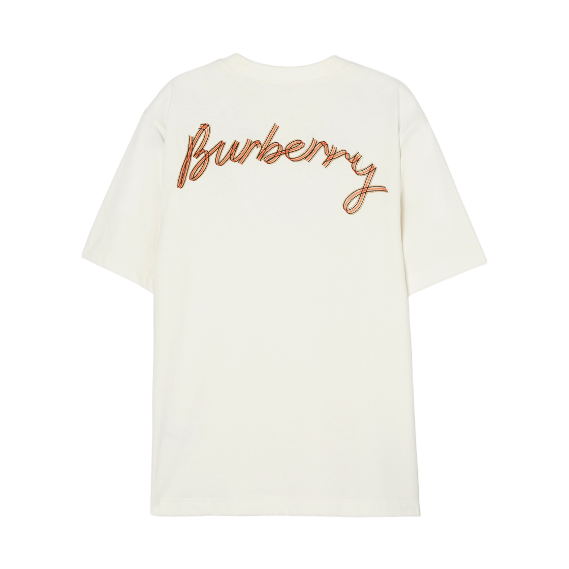 버버리 로고 코튼 티셔츠 초크 화이트(Burberry Logo Cotton T-Shirt Chalk White) - 2