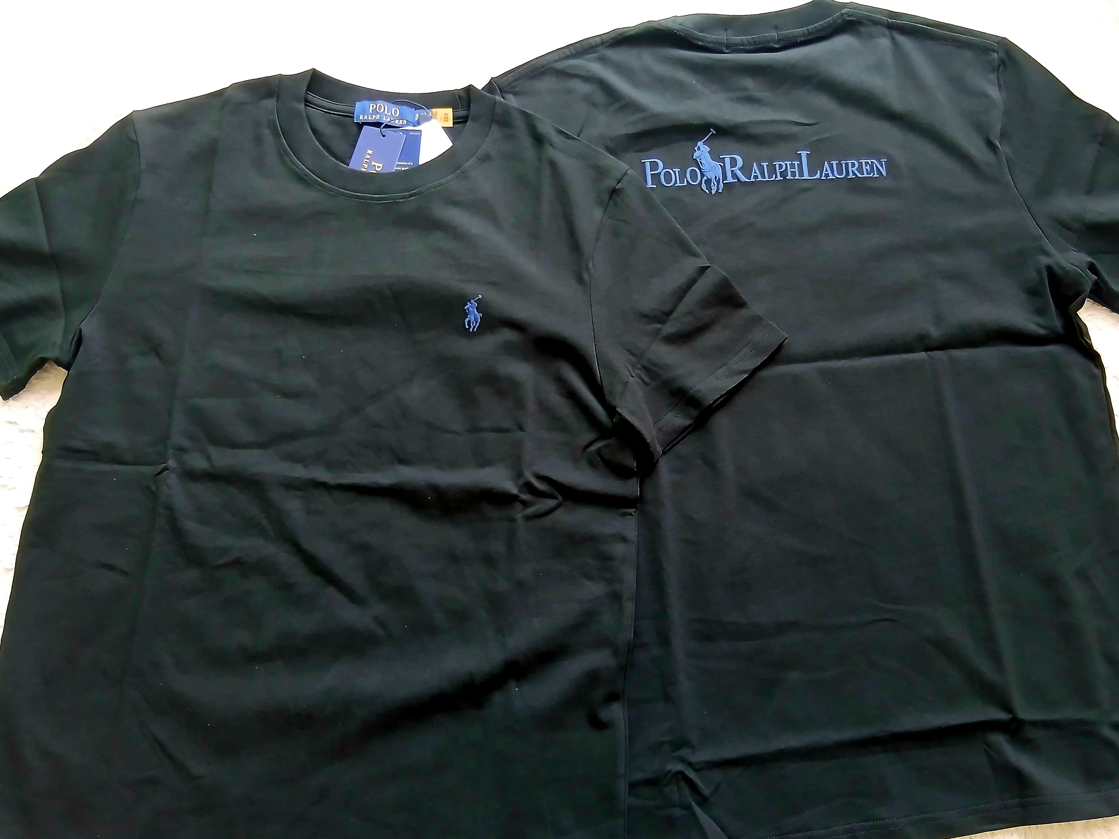 [20% 적립] Polo Ralph Lauren Relaxed Fit Logo Jersey T-Shirt Nevis - 25FW, [10% 적립] Polo Ralph Lauren Relaxed Fit Logo Jersey T-Shirt Deep Grey - 26FW 착용 스타일 - 2