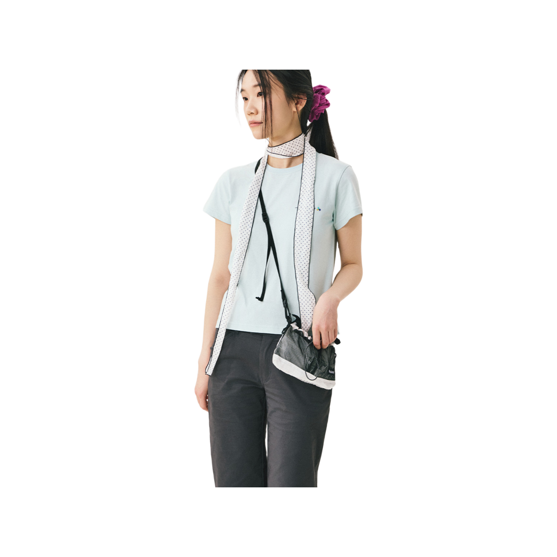 메쉬 포켓 사코슈 나일론 에메랄드(Heisan Mesh Pocket Sacoche Nylon - Eemerald) - 2