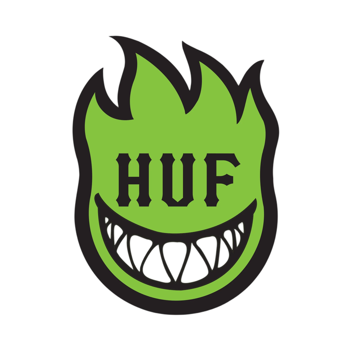 허프 x 스핏파이어 XL 빅헤드 스티커 허프 그린(HUF x Spitfire XL Bighead Sticker Huf Green)