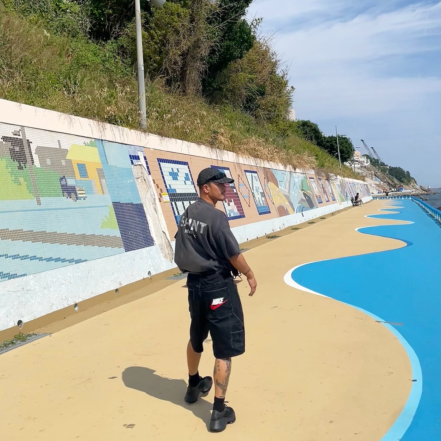 Supreme x Nike Denim Short Black - 24SS, Nike x Matthew M Williams Zoom 006 TRD Run Black 착용 스타일