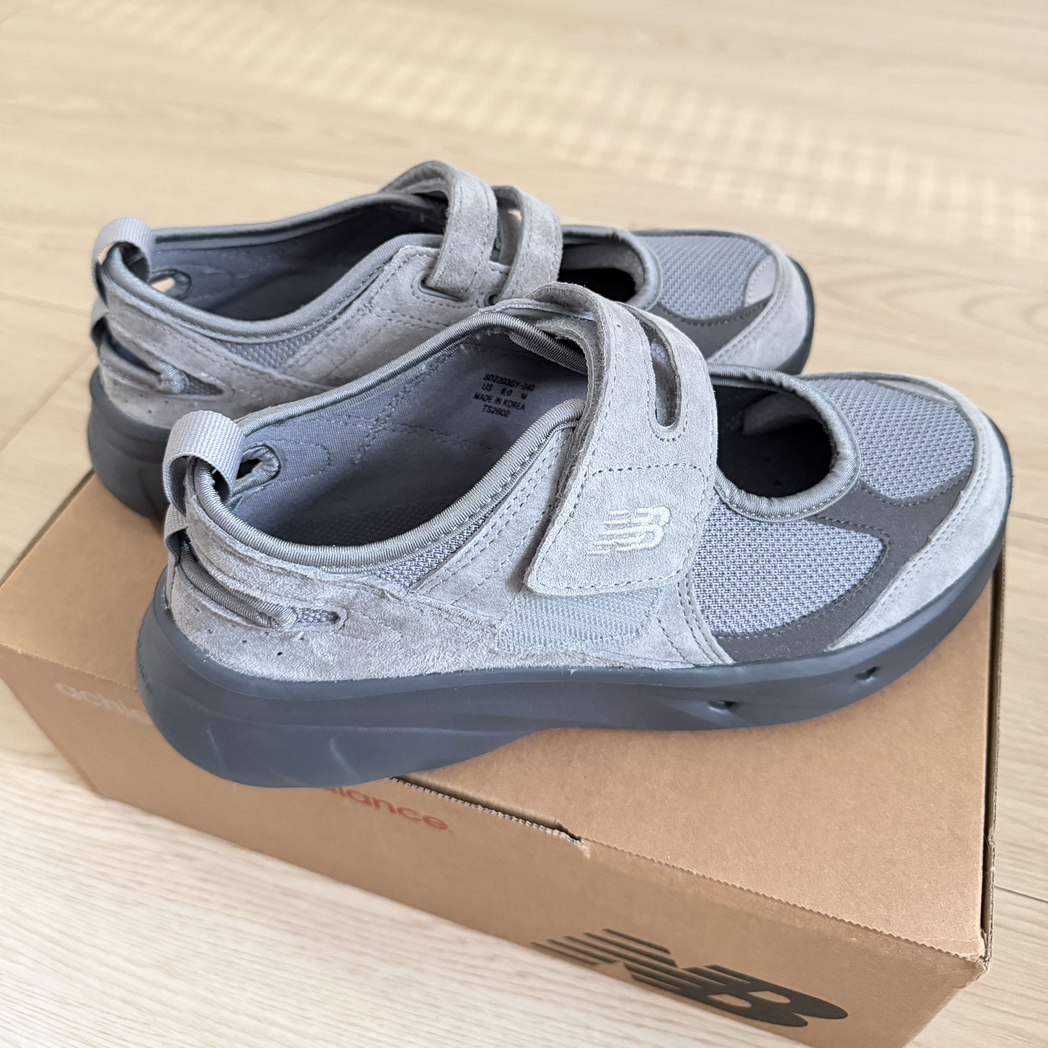 (W) New Balance Breeze SD2203 Grey 착용 스타일