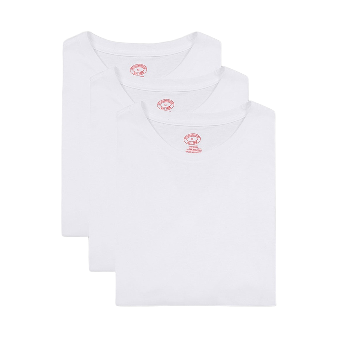 브룩스브라더스 코튼 크루넥 티셔츠 3팩 화이트(BrooksBrothers Cotton Crewneck T-Shirt 3-Pack White)