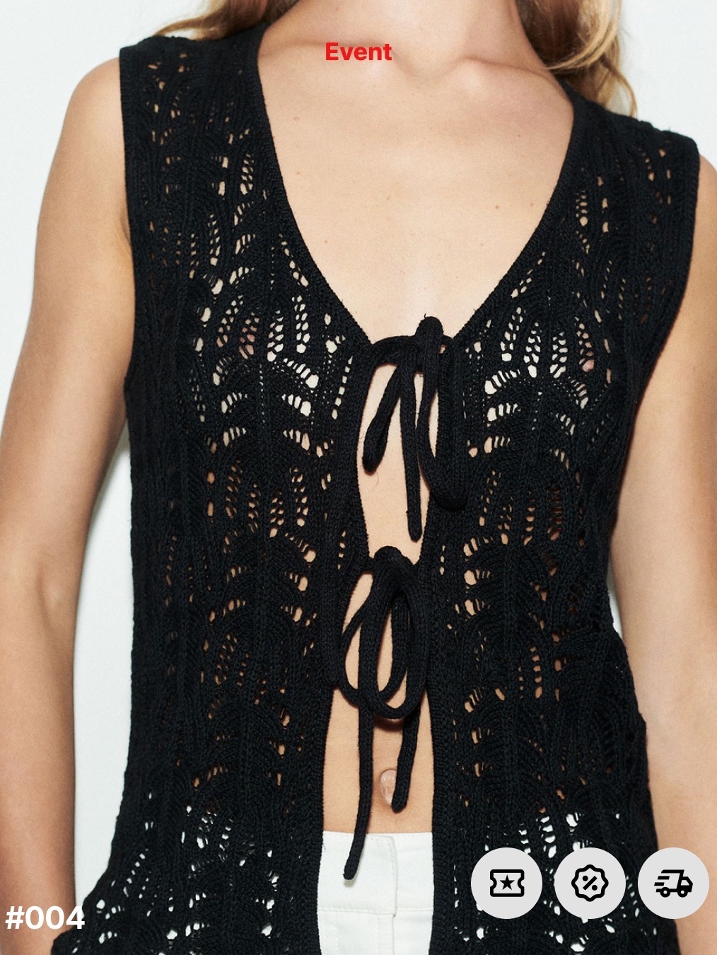 AKRYL Fruits Icon Tank White - 26FW, [KREAM 단독] Cou Cou Intimates Women The Picot Tank Regular White - 26SS 착용 스타일 - 5