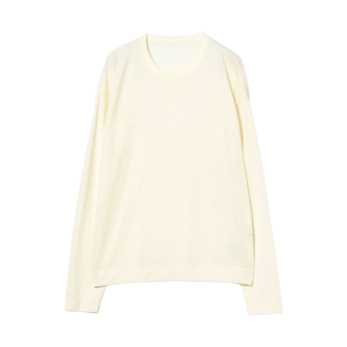 64-14-0294-355 (W) Demi-Luxe Beams x Sloane Wool Crewneck Long Sleeve Pullover Off White