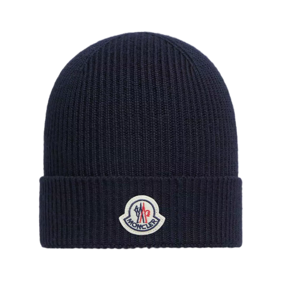 L2-091-3B70500-A9342-742 Moncler Wool Beanie Navy Blue - 26FW