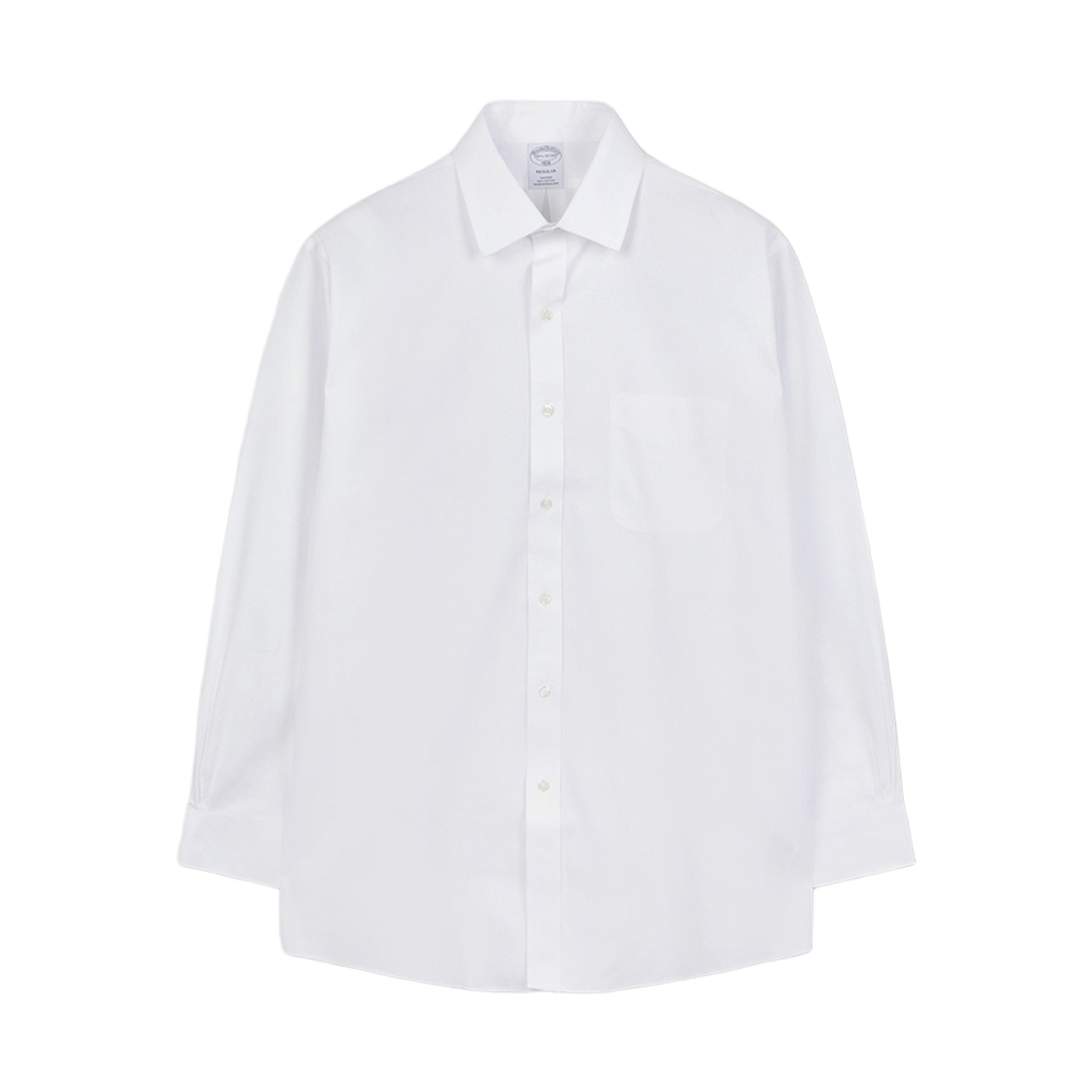 브룩스브라더스 레귤러핏 논아이론 에인즐리 드레스셔츠 화이트(BrooksBrothers Regular Fit Non-Iron Ainsley Dress Shirt White)