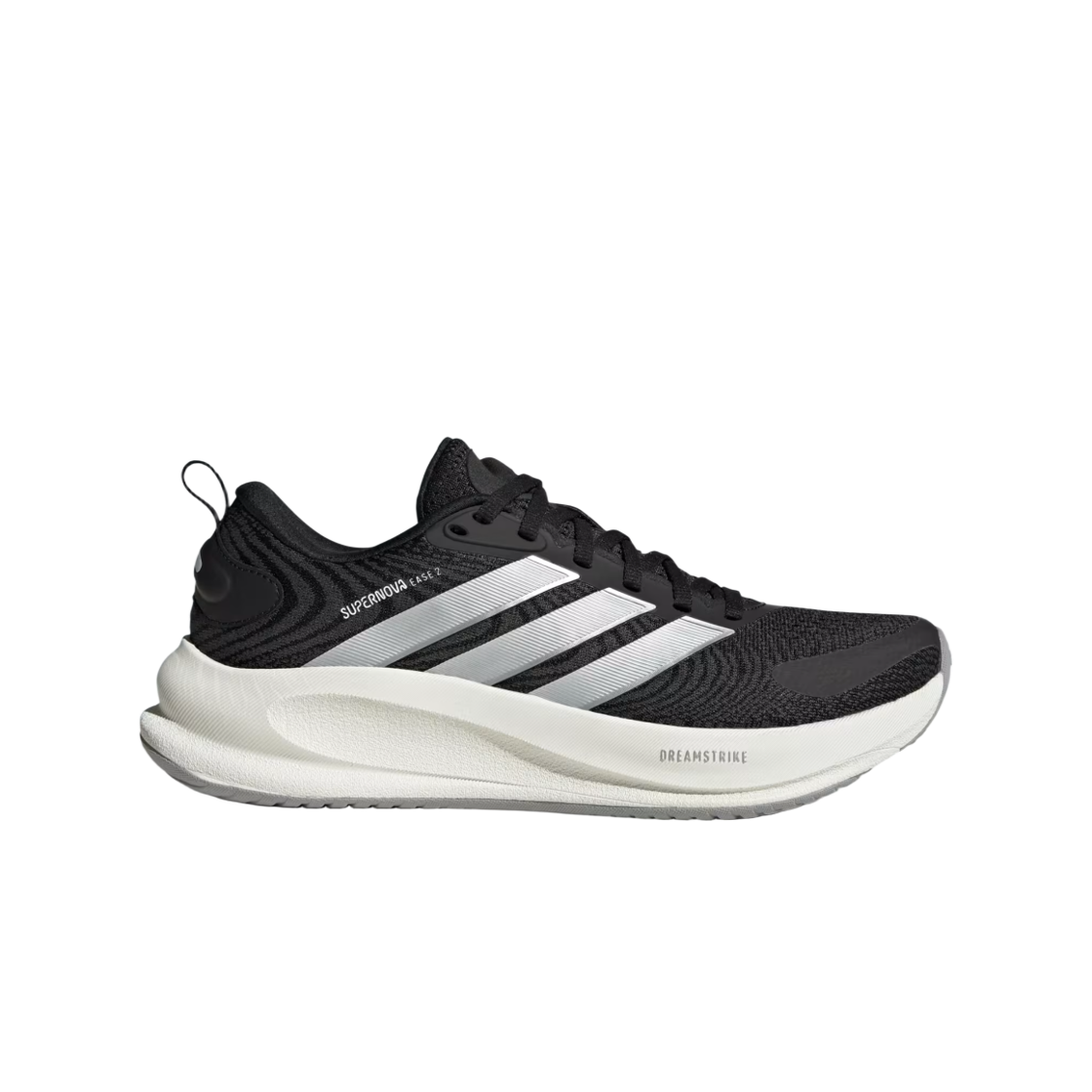 JQ1828 (W) Adidas Supernova Ease 2 Core Black Cloud White