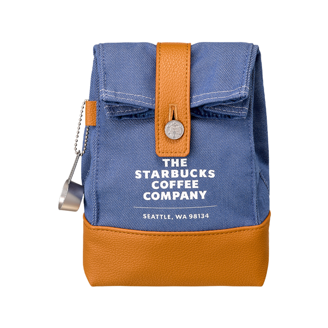 - Starbucks Washed Blue Pouch