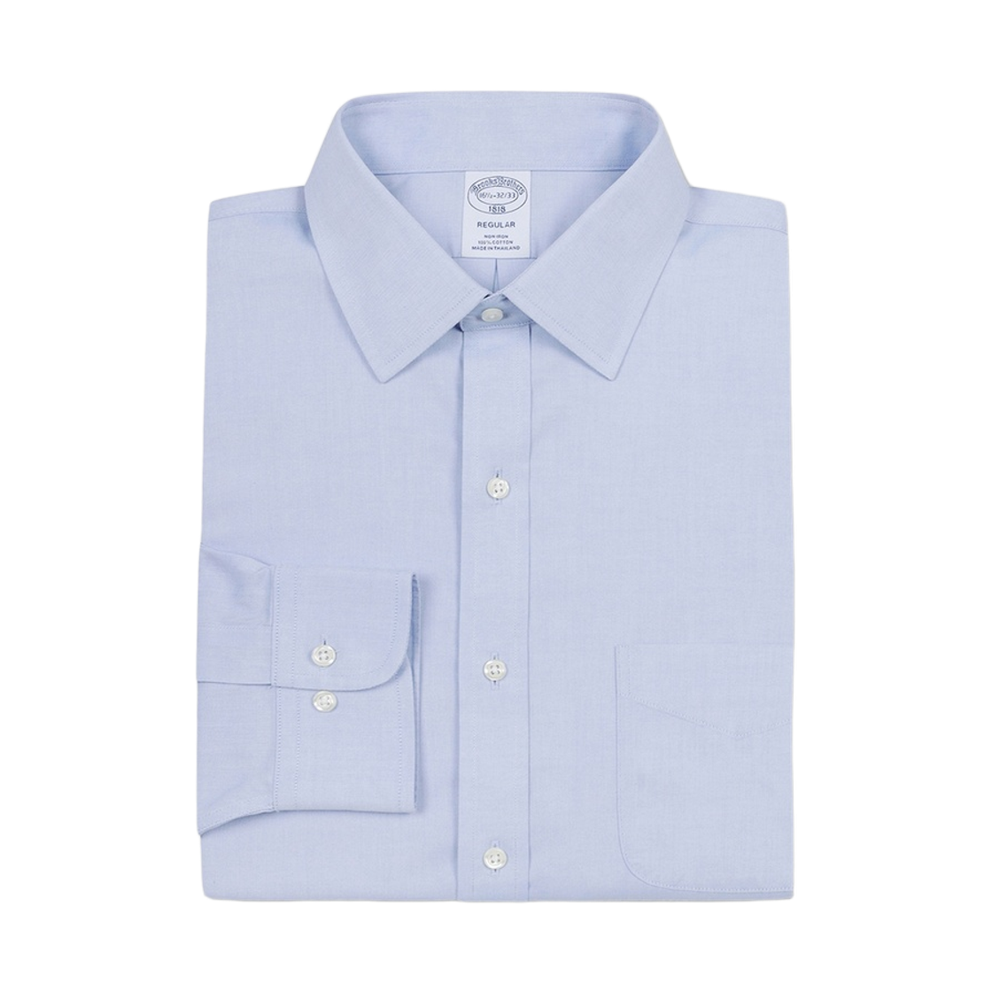 브룩스브라더스 레귤러핏 논아이론 에인즐리 드레스셔츠 라이트블루(BrooksBrothers Regular Fit Non-Iron Ainsley Dress Shirt Light Blue) - 2