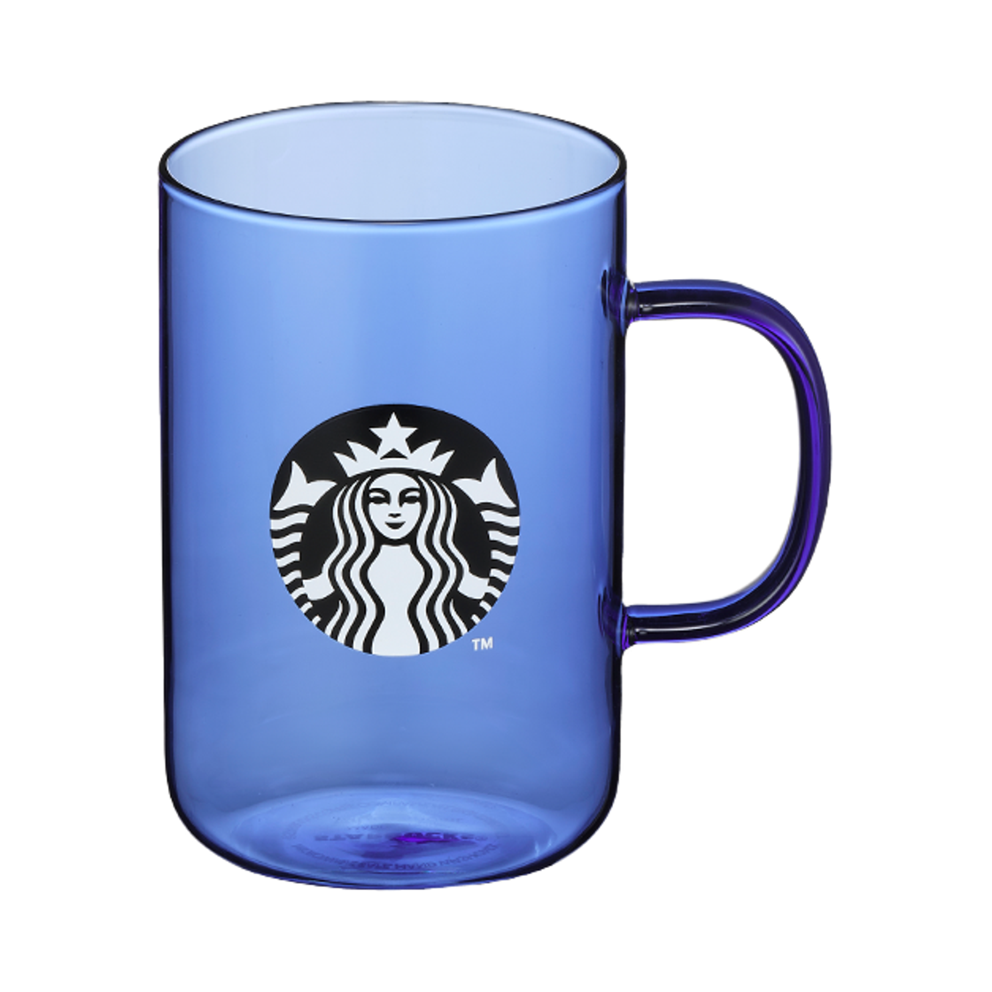 - Starbucks Washed Blue Siren Glass 500ml