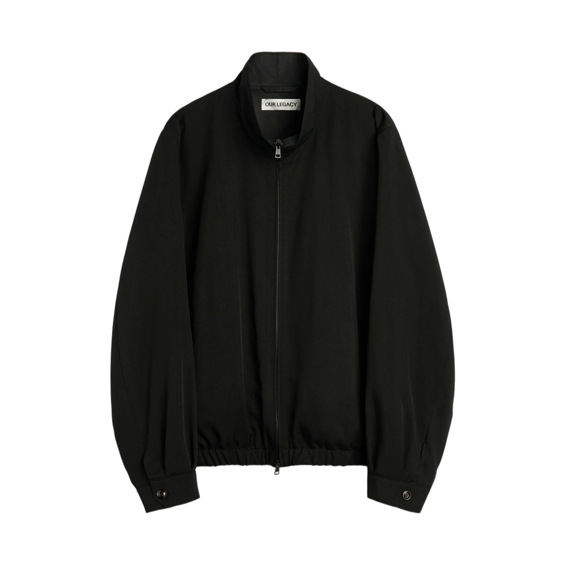 M4261CJB Our Legacy Casino Jacket Crow Black Night Drape Twill