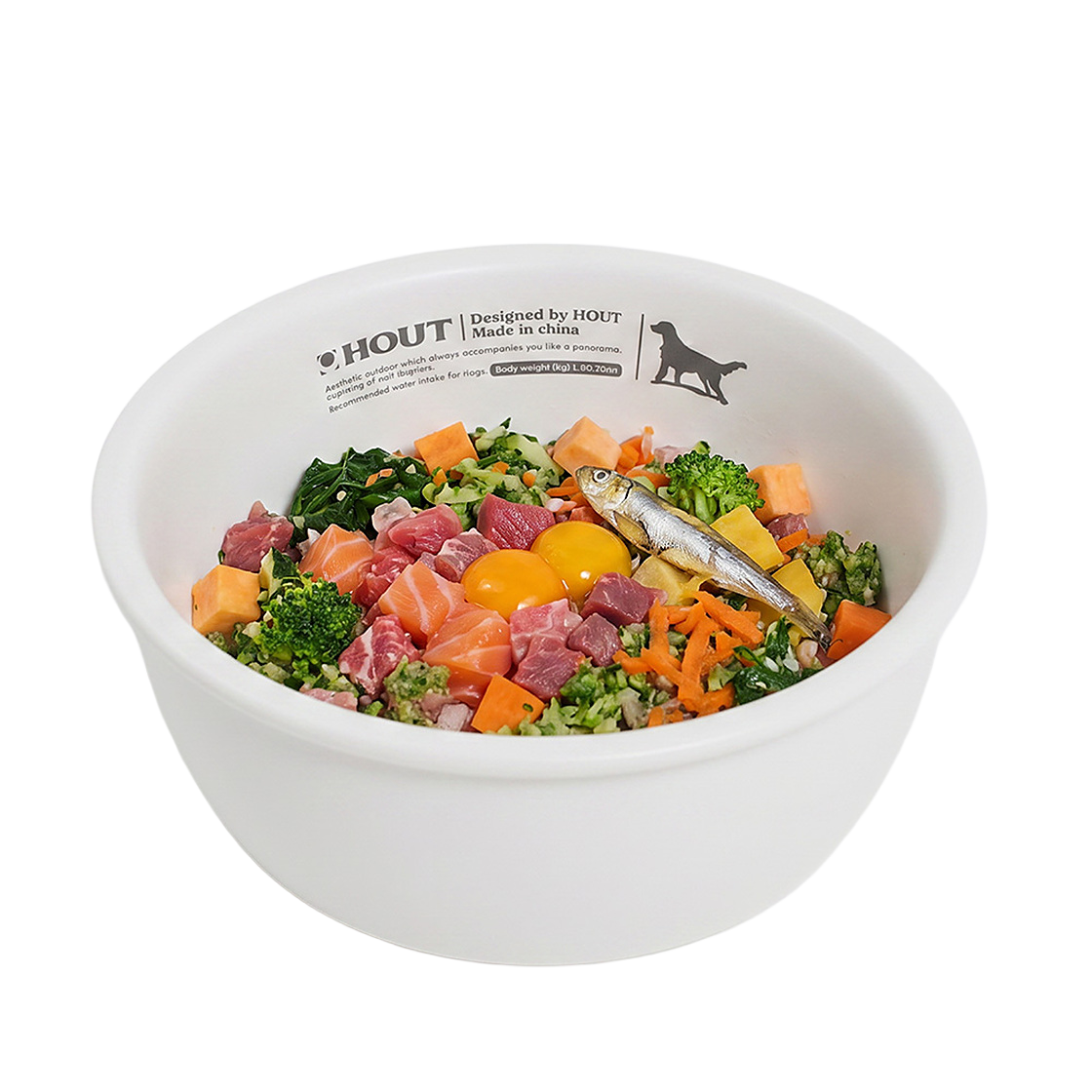 하웃 세라믹 펫 볼 550ml 1pcs(HOUT Ceramic pet bowl 550ml 1pcs)