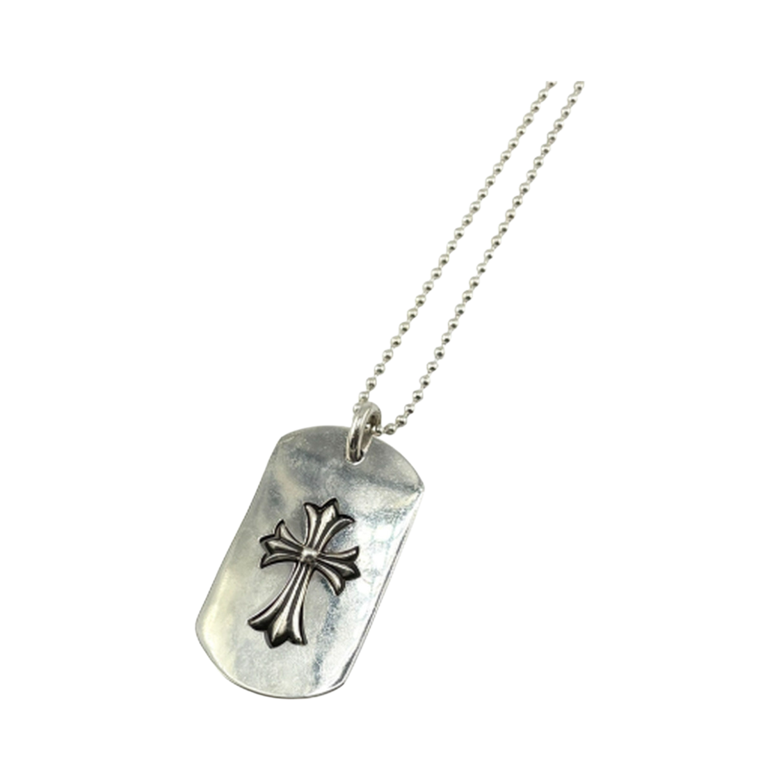 더도산 크롬하츠 타이니 크로스 도그택 볼체인(the dosan_ Chrome Hearts Tinny Cross Dog Tag Ball Chain) - 2