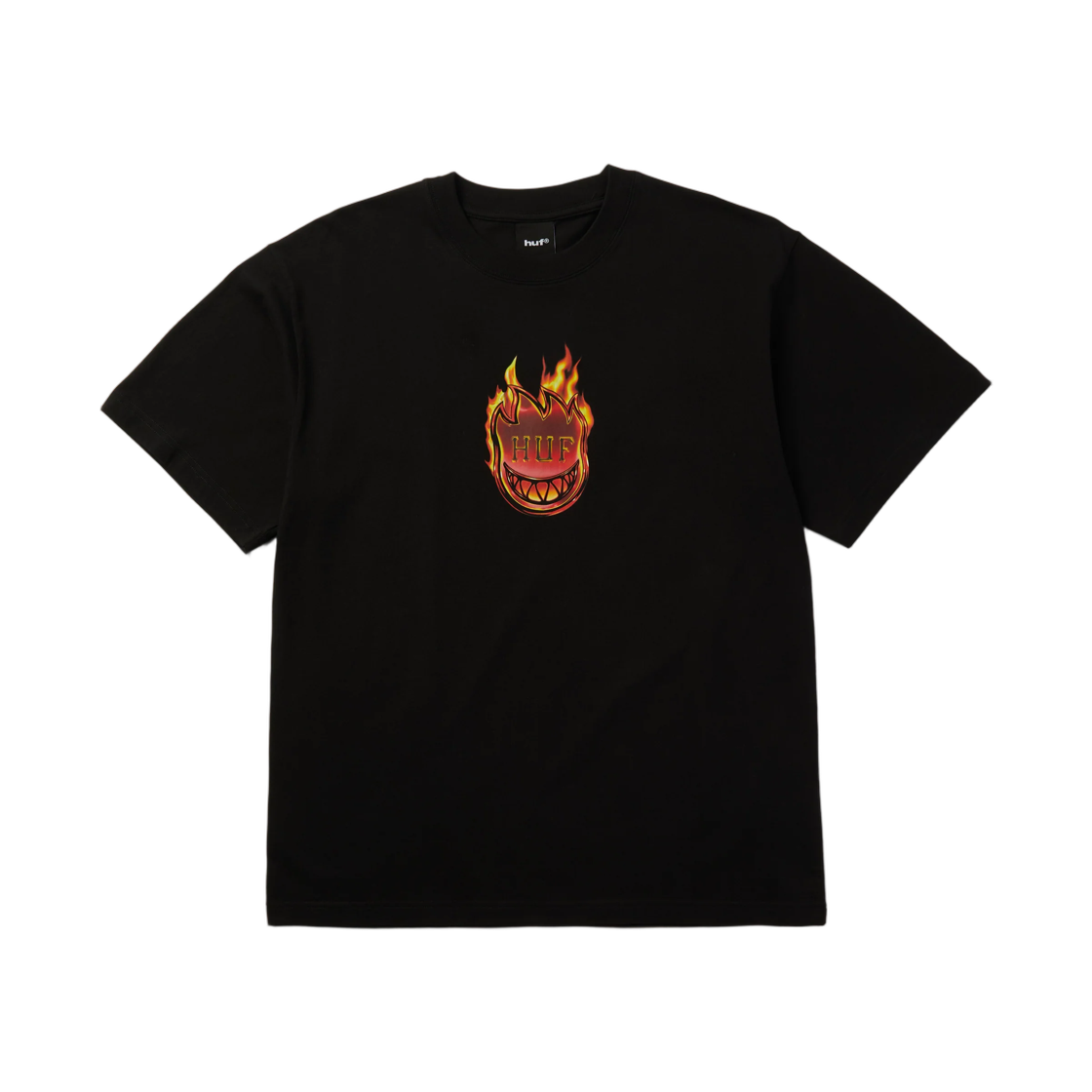 허프 x 스핏파이어 플레임 갤럭시 티셔츠 블랙(HUF x Spitfire Flame Galaxies T-Shirt Black)