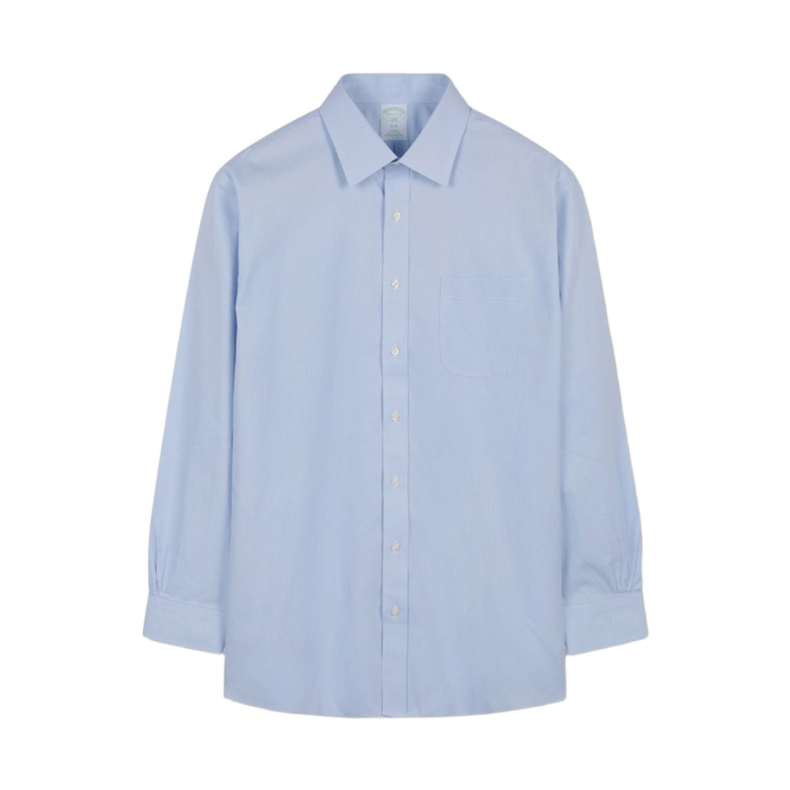 브룩스브라더스 논아이론 에인즐리 하운즈투스 드레스셔츠 라이트블루(BrooksBrothers Non-Iron Ainsley Houndstooth Dress Shirt Light Blue)