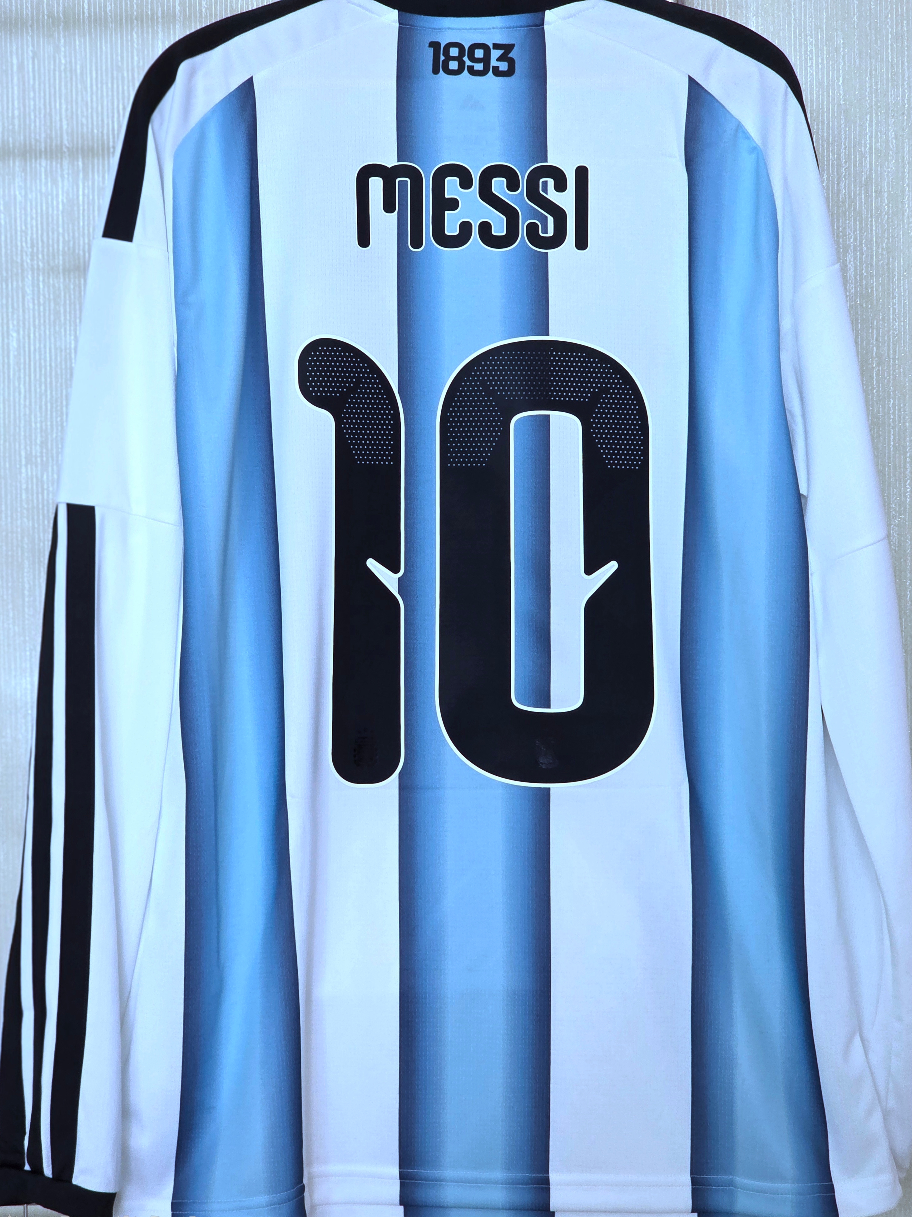 Adidas Argentina 2026 Home Long Sleeve Jersey - KR Sizing (Non Marking Ver.) 착용 스타일