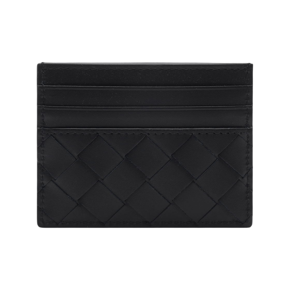 743209 VCPQ3 8803 25F [25% 쿠폰] Bottega Veneta Intrecciato Credit Card Case Black