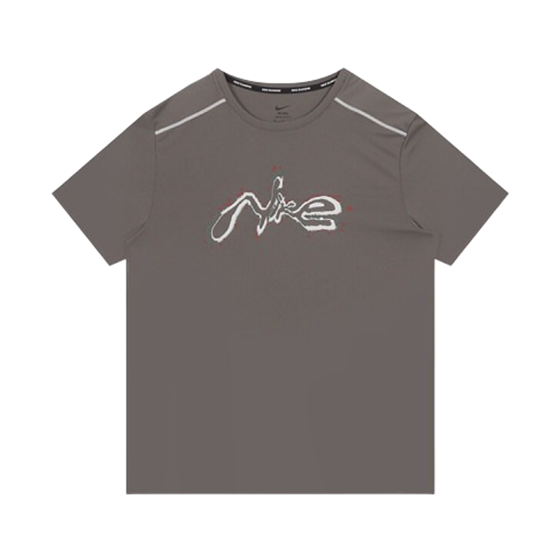 IM5235-289 Nike Miler Dri-Fit Running Short Sleeve Top Cave Stone Grey Fog (IM5235-289)