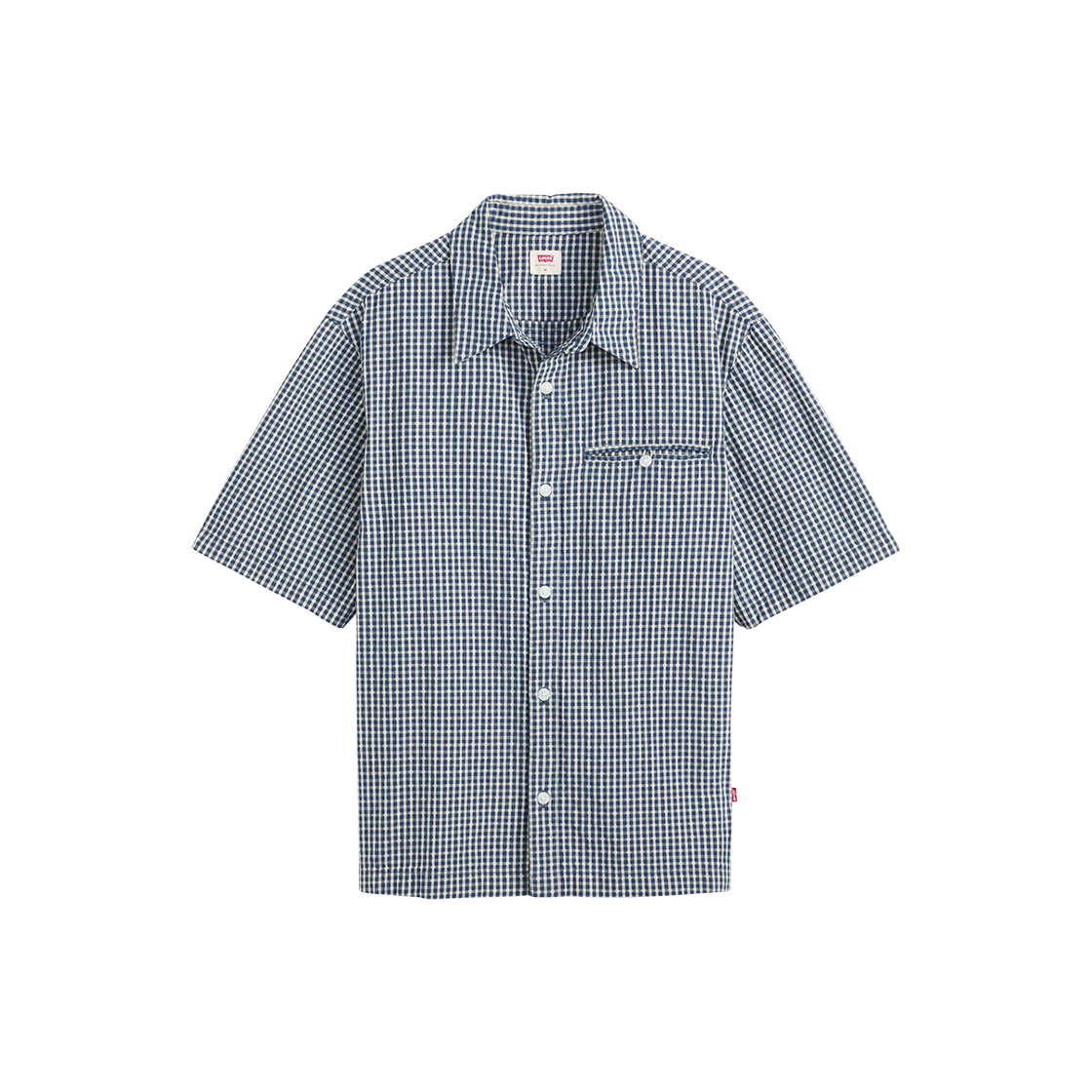 003NV-0002 Levi's Zandt Boxy Shirt Blue