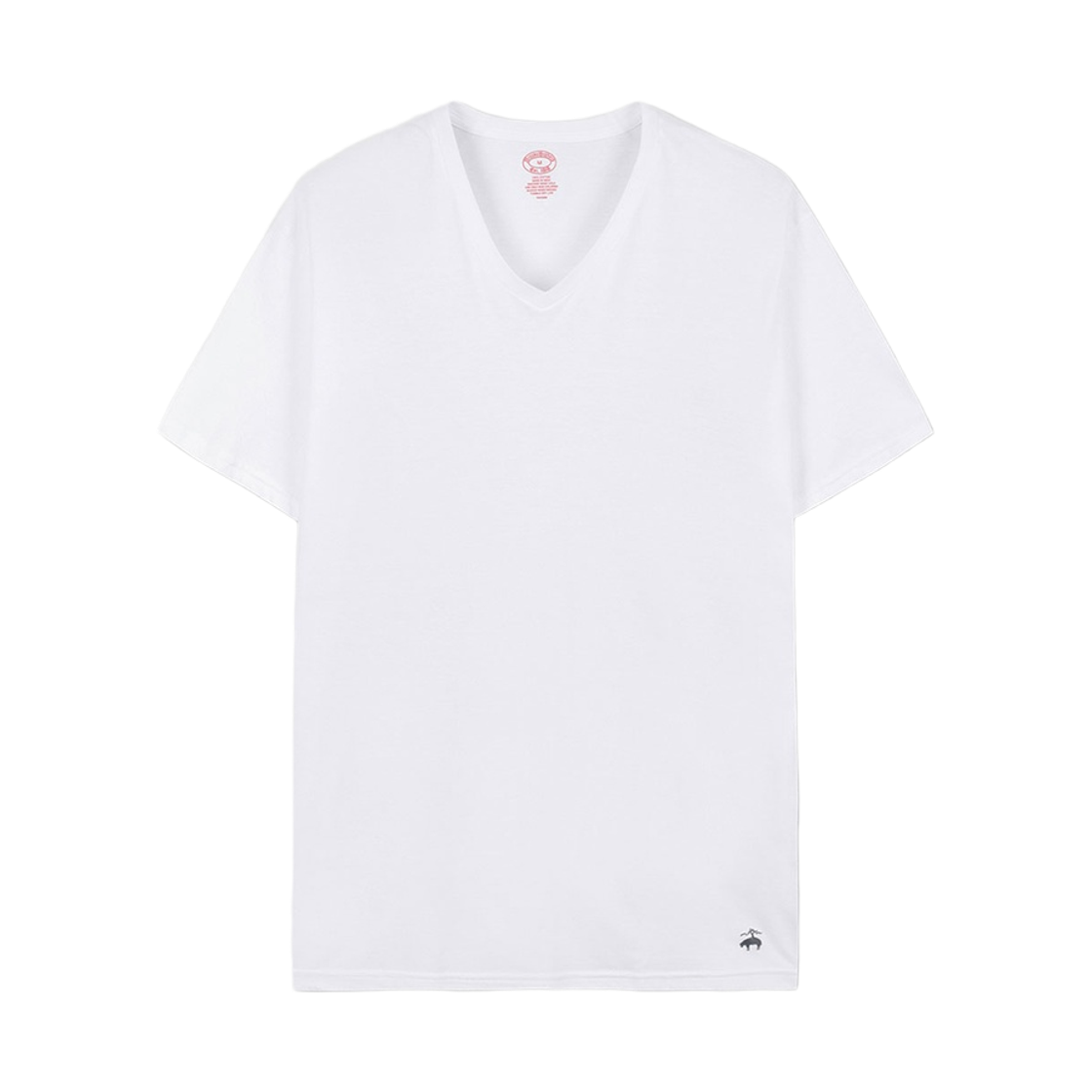 브룩스브라더스 코튼 V넥 티셔츠 3팩 화이트(BrooksBrothers Cotton V-Neck T-Shirt 3-Pack White) - 2