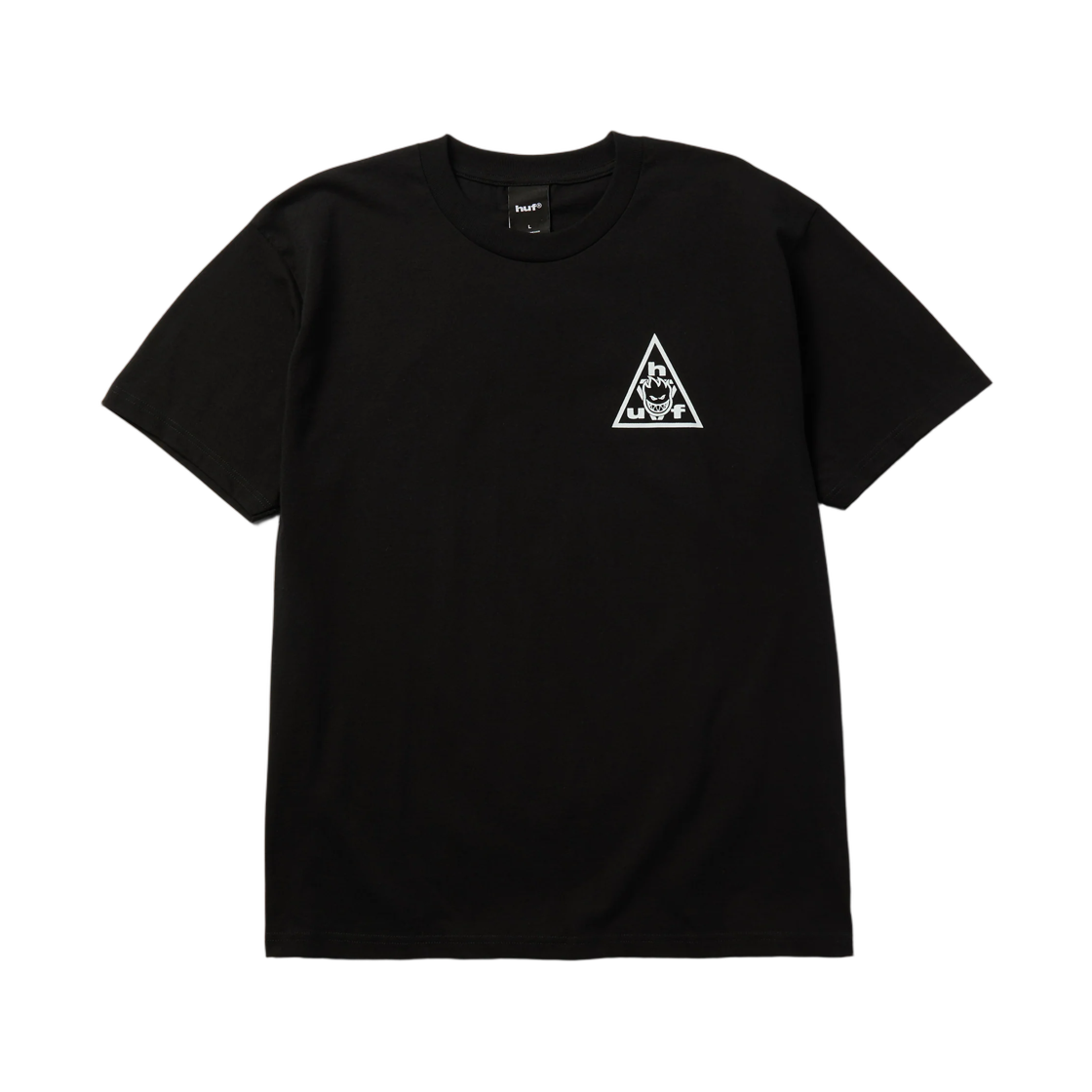 허프 x 스핏파이어 스티커 트리플 트라이앵글 티셔츠 블랙(HUF x Spitfire Sticker Triple Triangle T-Shirt Black) - 2