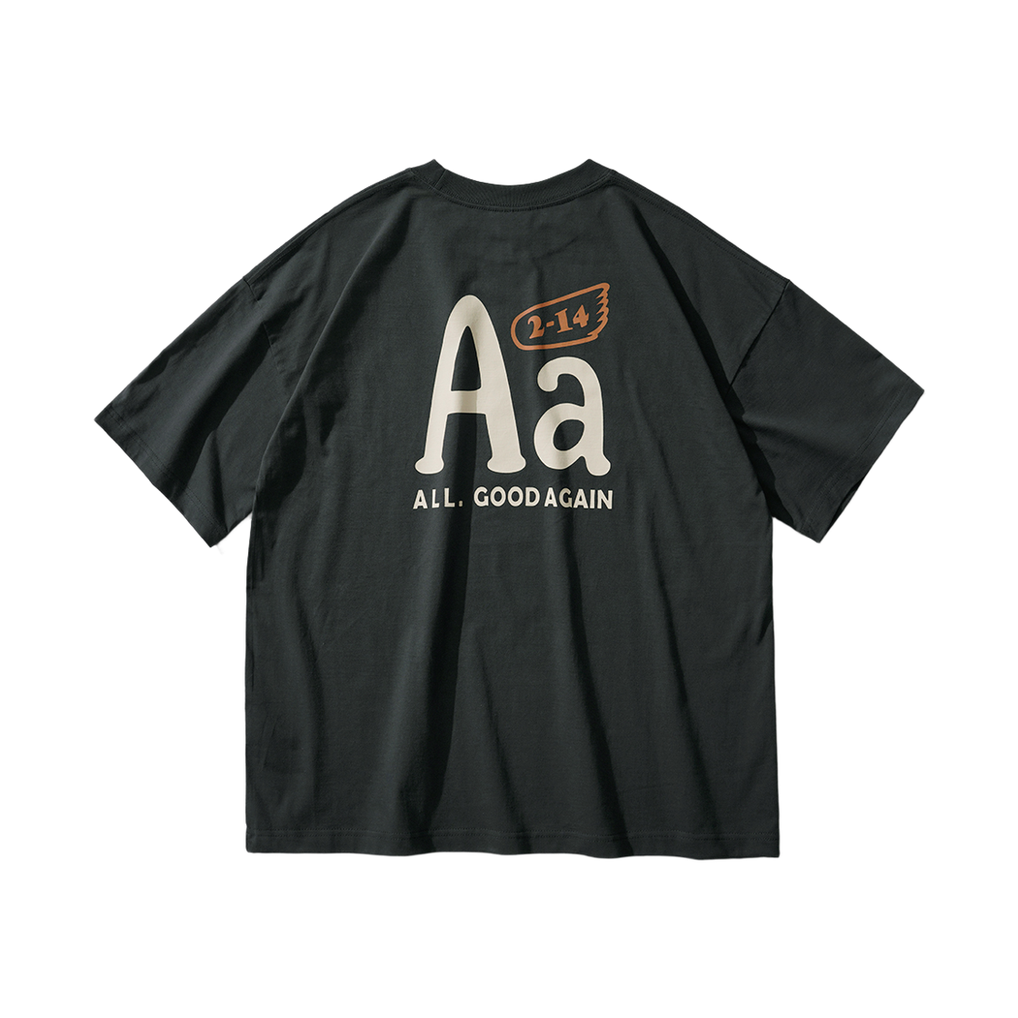 JUST4544_Darkgray_291 PERSTEP Good Again T-shirt Darkgray JUST4544