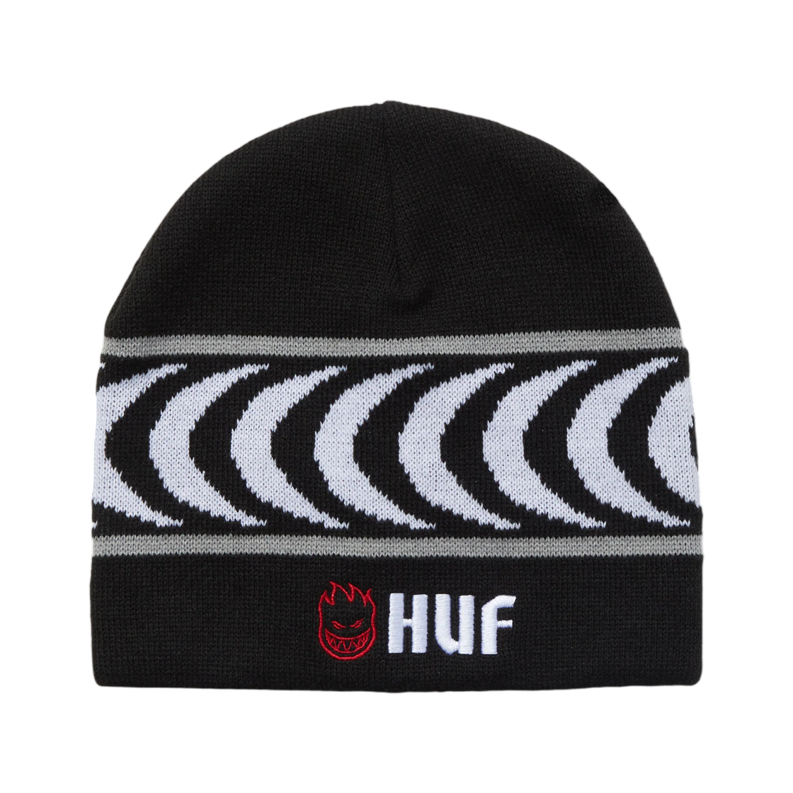 허프 x 스핏파이어 스컬 비니 블랙(HUF x Spitfire Skull Beanie Black)