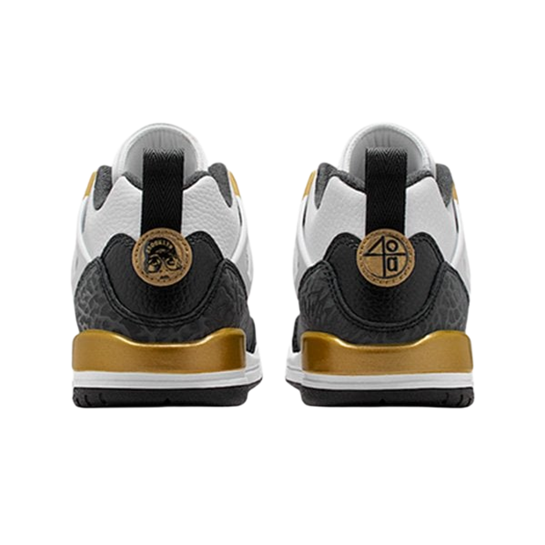 (GS) 조던 스피자이크 로우 화이트 메탈릭 골드((GS) Jordan Spizike Low White Metallic Gold) - 2