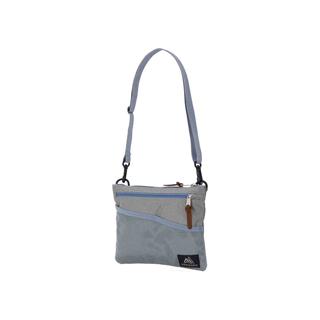 07JV7163 Gregory Sacoche M Light Grey X Blue Grey