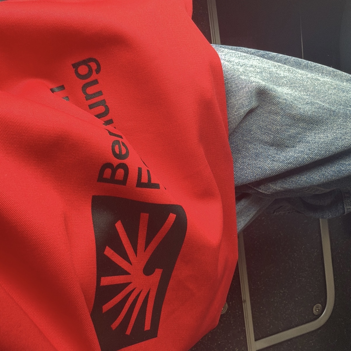 Berlin Photobook Distribution 002 Bag Red 착용 스타일