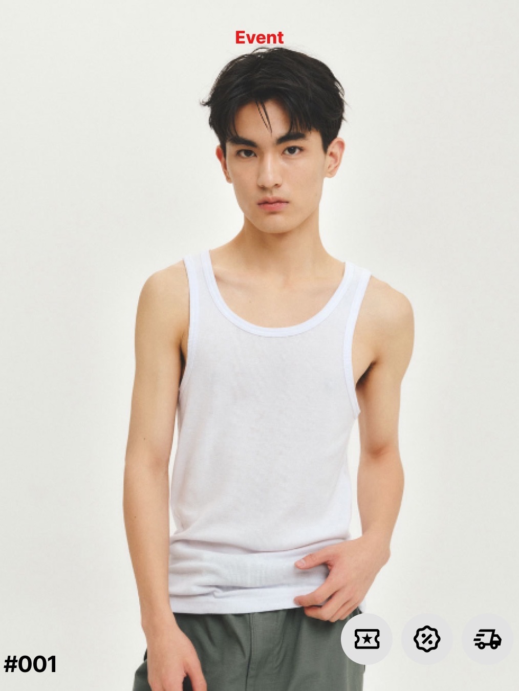 AKRYL Fruits Icon Tank White - 26FW, [KREAM 단독] Cou Cou Intimates Women The Picot Tank Regular White - 26SS 착용 스타일 - 2