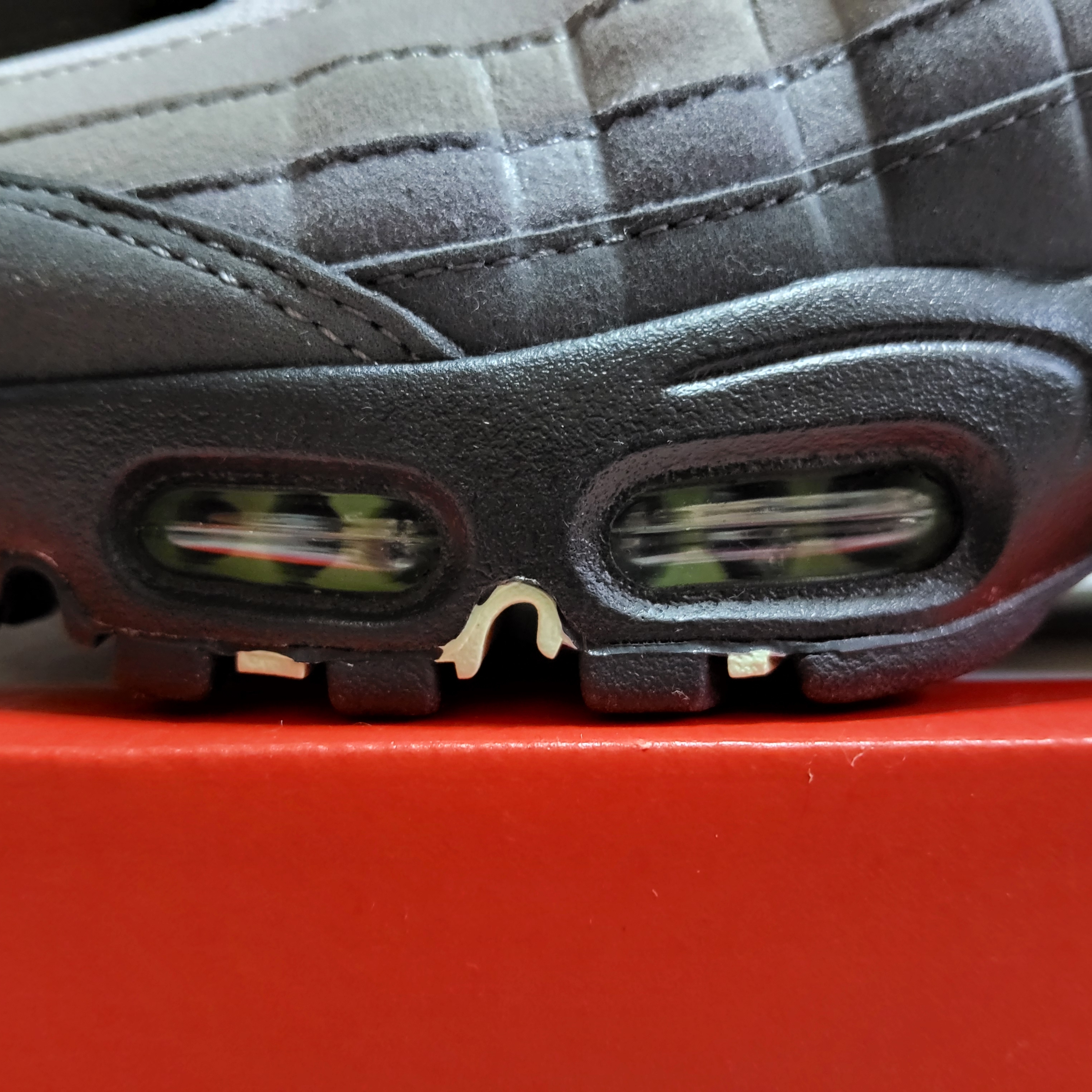 (W) Nike Air Max 95 Big Bubble Black Fresh Mint 착용 스타일 - 6