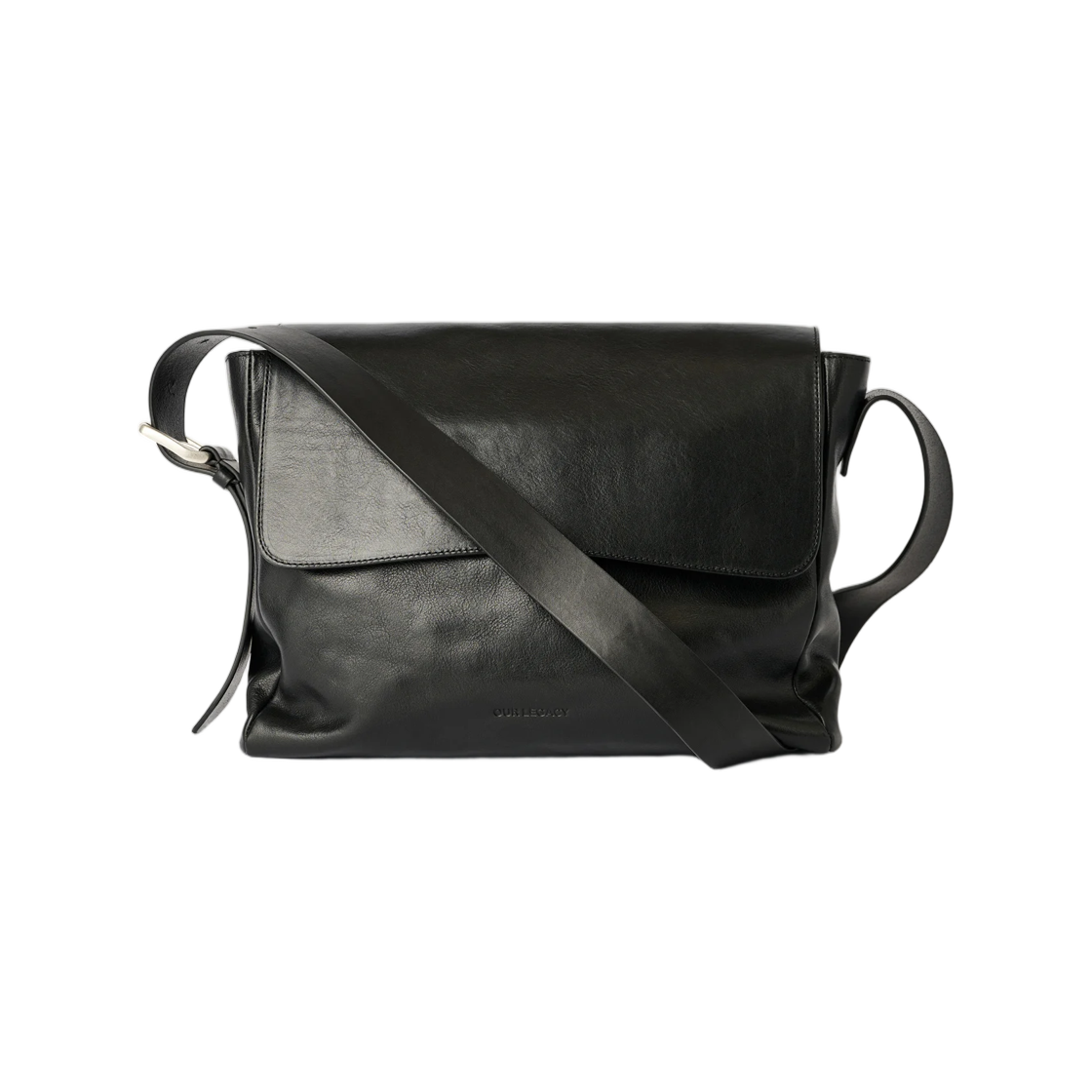 아워레가시 피스톤 메신저 타이어 블랙 포에버 카우하이드(Our Legacy Piston Messenger Tire Black Forever Cowhide)