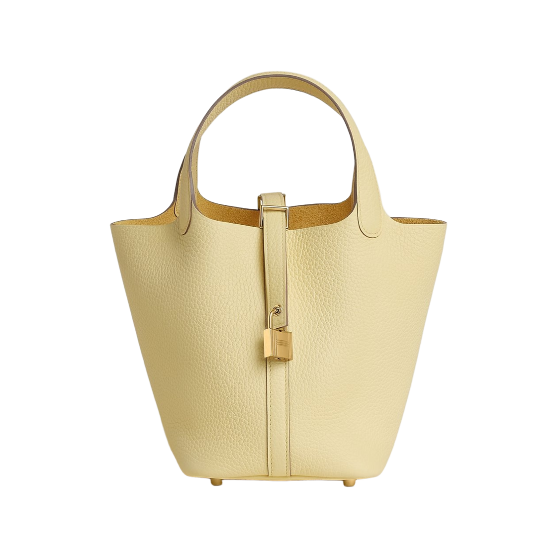 H056289CCY1 Hermes Picotin Lock 18 Bag Clemence & Gold Vanille