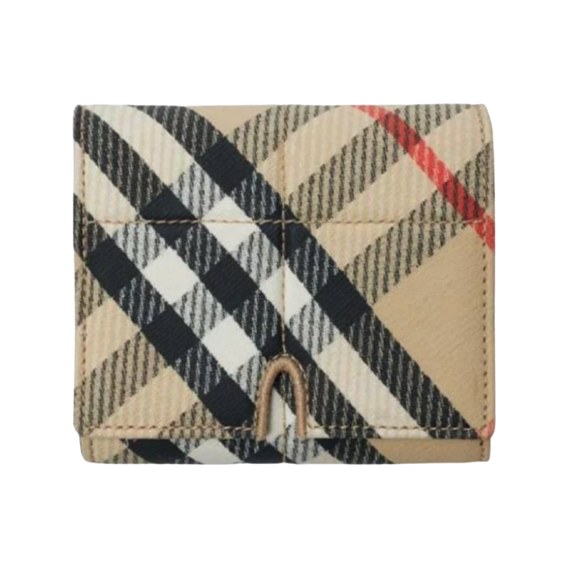 8099218 SAND 24F [25% 쿠폰] Burberry Snip Wallet Sand