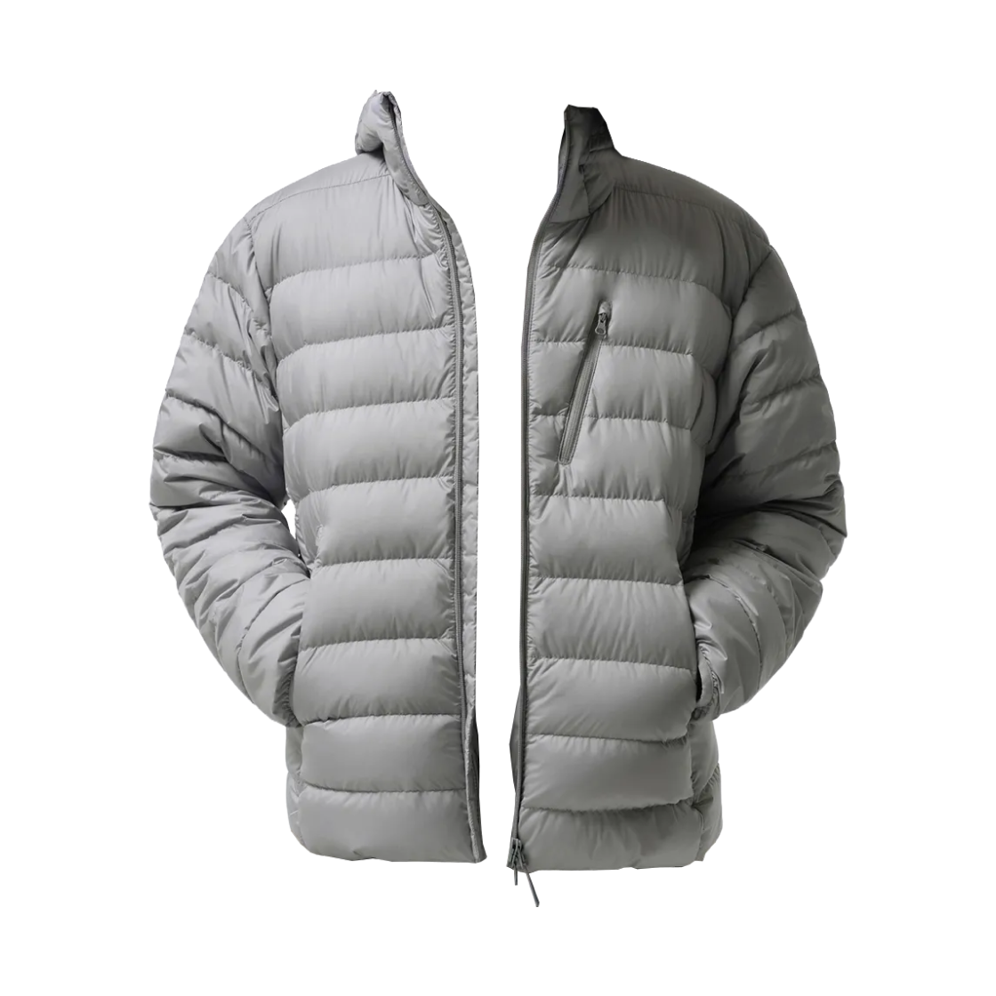 무신사 스탠다드 시티 레저 후디드 라이트 다운 자켓 라이트 그레이(Musinsa Standard City Leisure Hooded Light Down Jacket Light Grey)