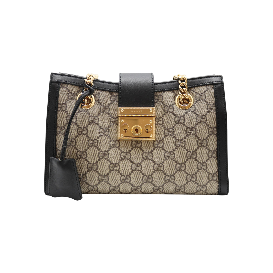 ITJ3BIUR6AOR Gucci 498156 Supreme Padlock Shoulder Bag