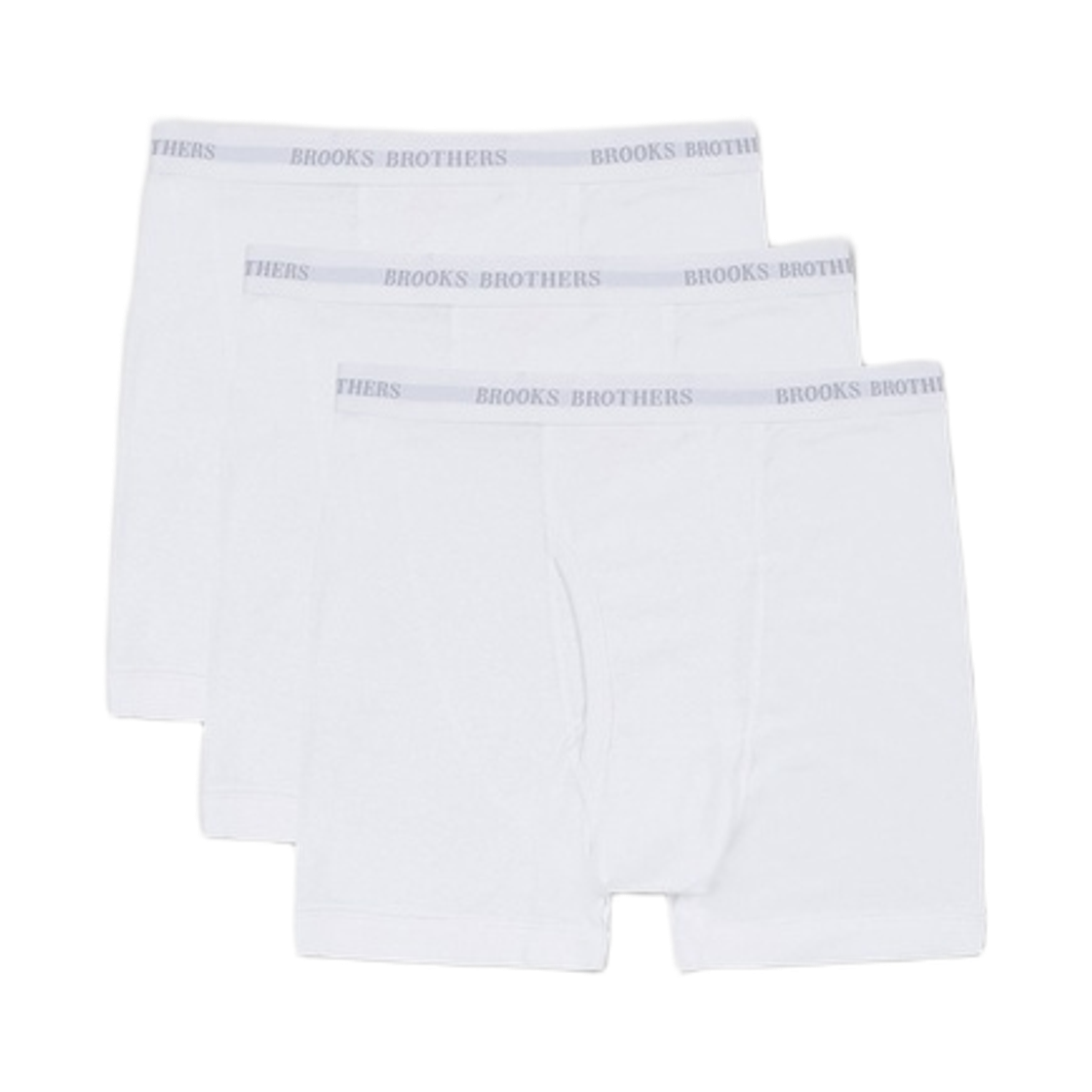 브룩스브라더스 코튼 박서 브리프 3팩 화이트(BrooksBrothers Cotton Boxer Briefs 3-Pack White)